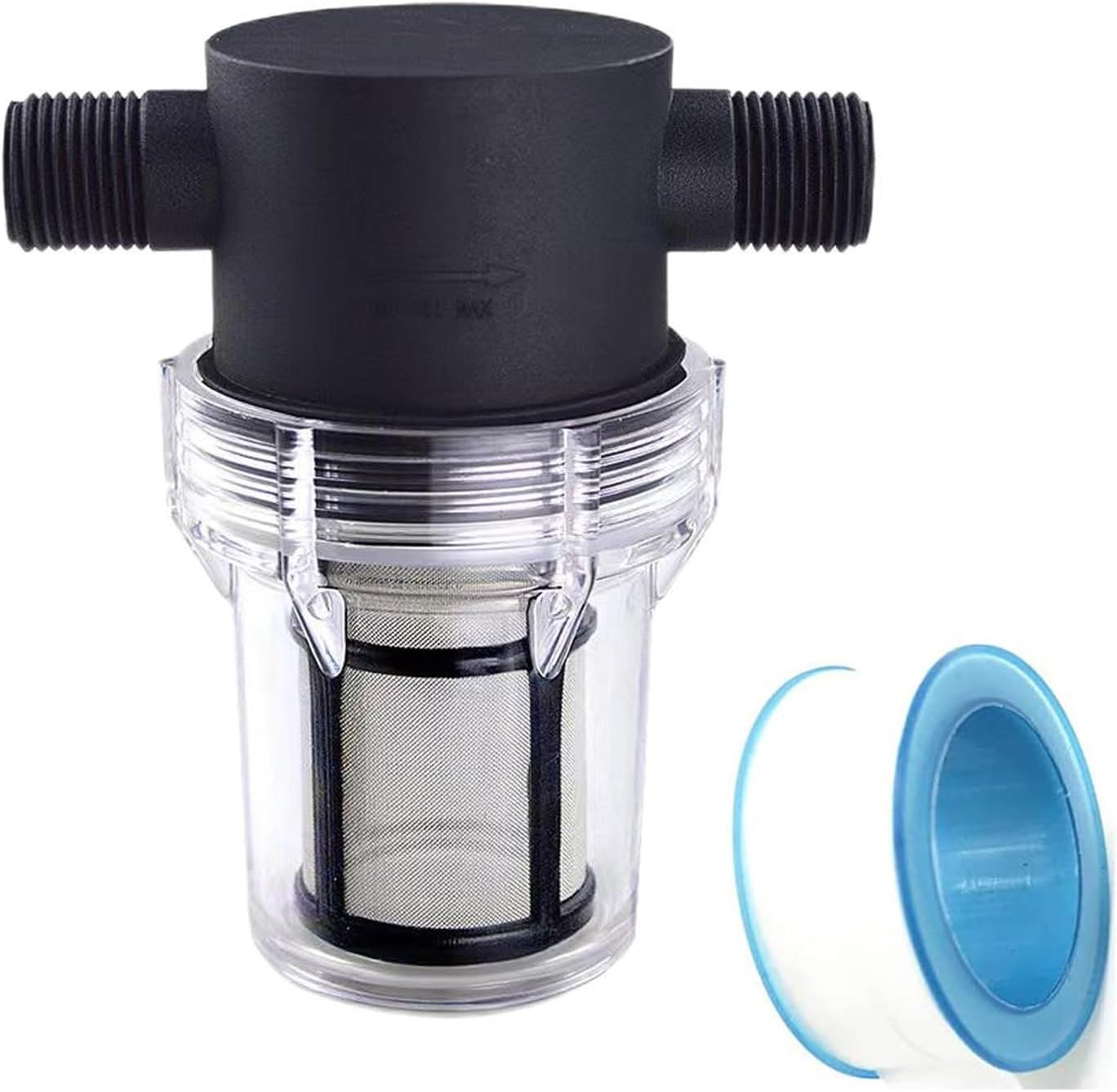 Garden Hose Inlet Filter for High Pressure Washer, Sediment Filter Attachment, 8