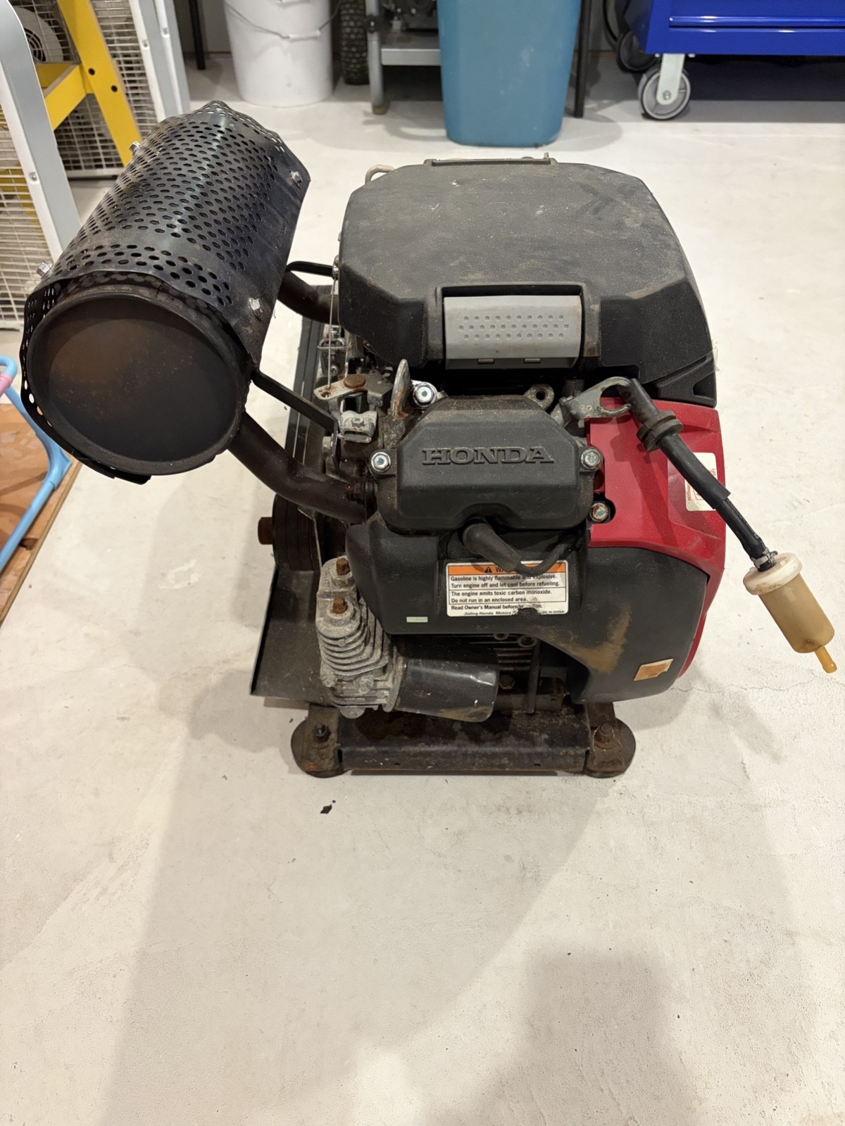 Honda gas skid mounted Cold 5.5 GPM 3500 PSI pressure washer