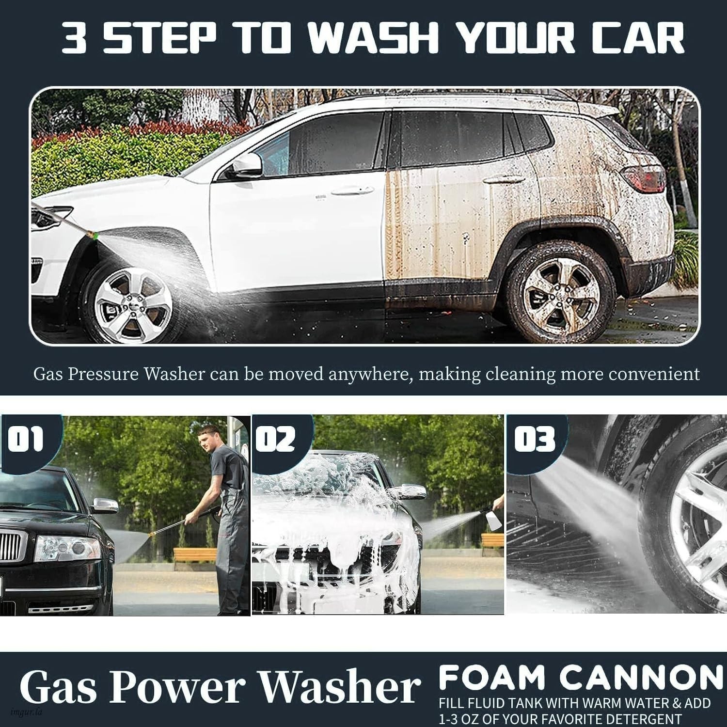 Environmental Compliant 4200PSI Gas Pressure Washer – Safe, Powerful Cleaning