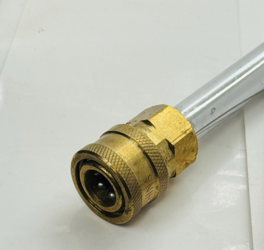 21″ Stainless Steel Pressure Washer Spray Wand Quick Connect x M22 21″