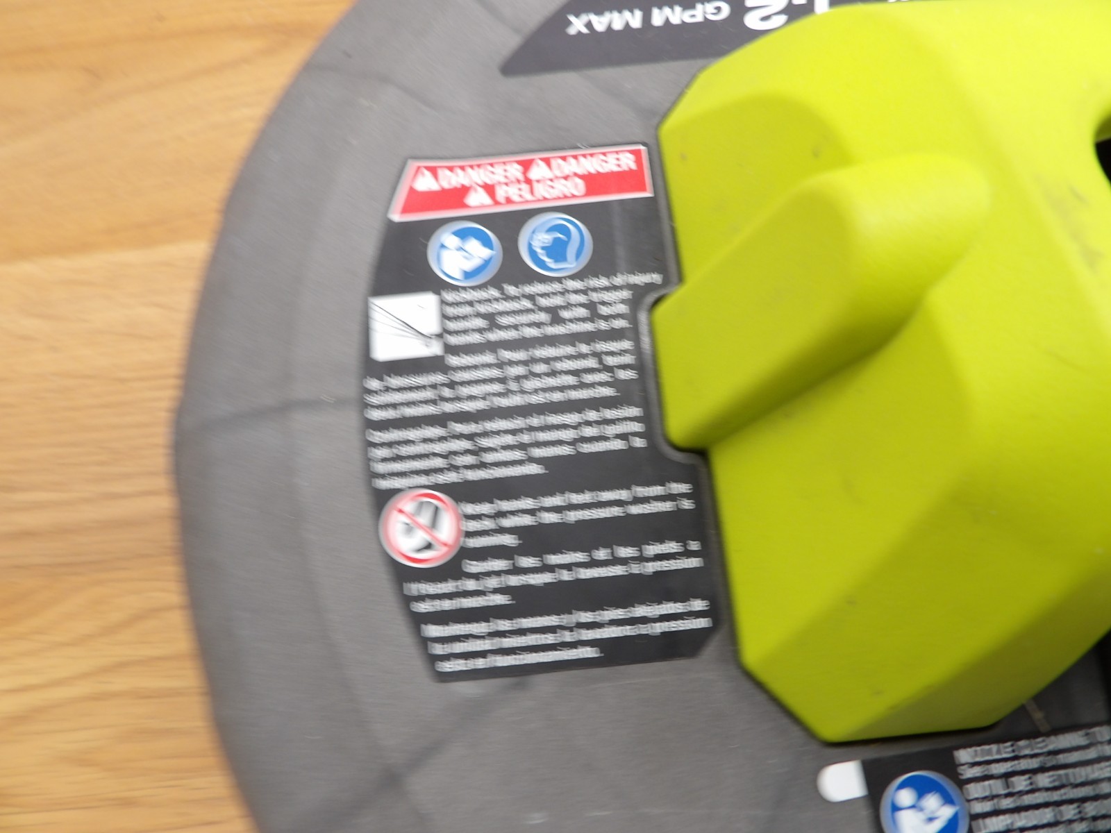 RYOBI 12 in. 3100 PSI Electric Pressure Washer Surface Cleaner w/ Caster Wheels