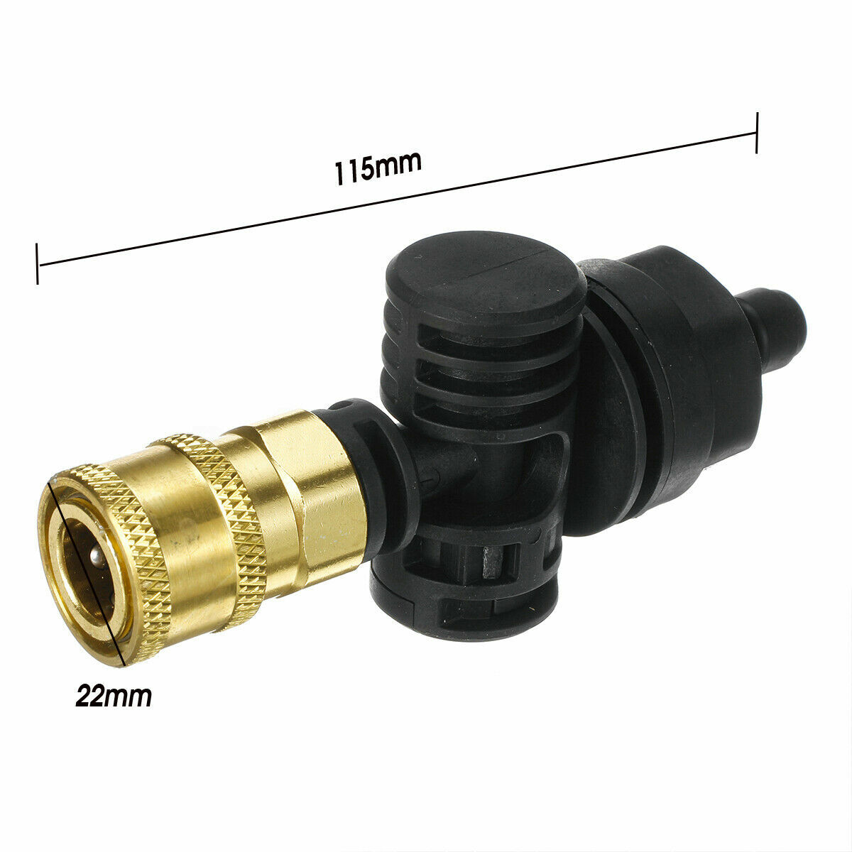 Pivoting Quick Connect Adapter Washer Pressure Nozzle For WORX WA4039 HydroShot