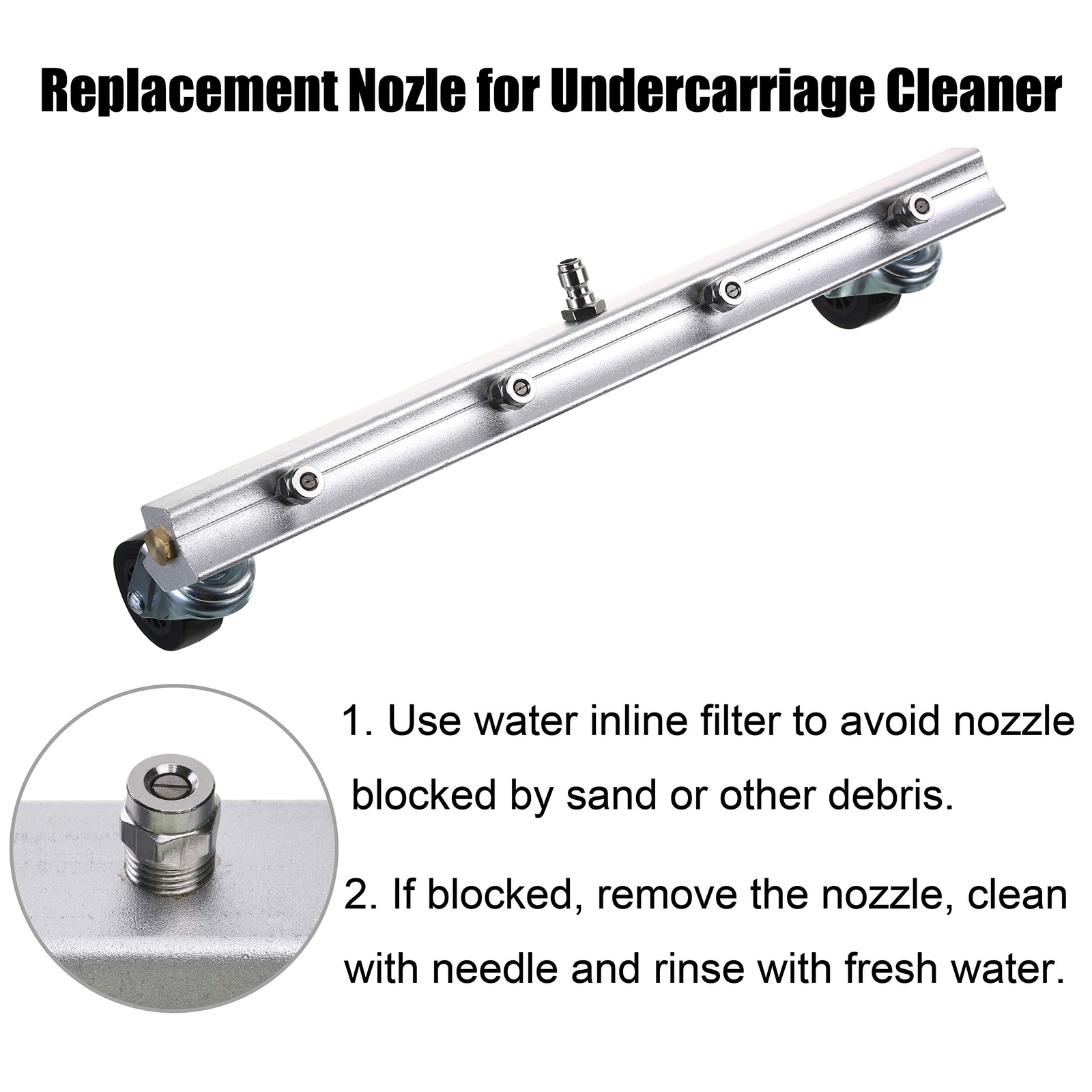 Universal Replacement Nozzle Water Broom Surface Cleaner 25° 1.5 4000PSI