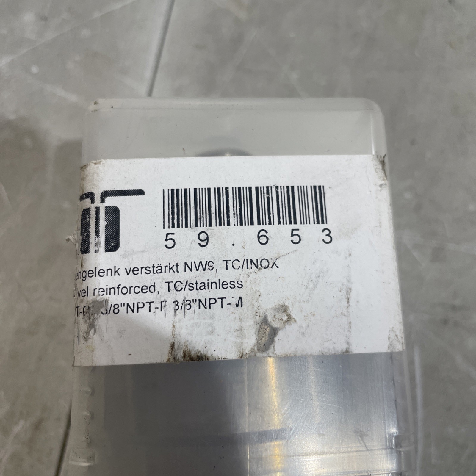 Mosmatic 59.653 , DYT Rotary Swivel Union , 3/8″ NPTF x 3/8″ MPTM
