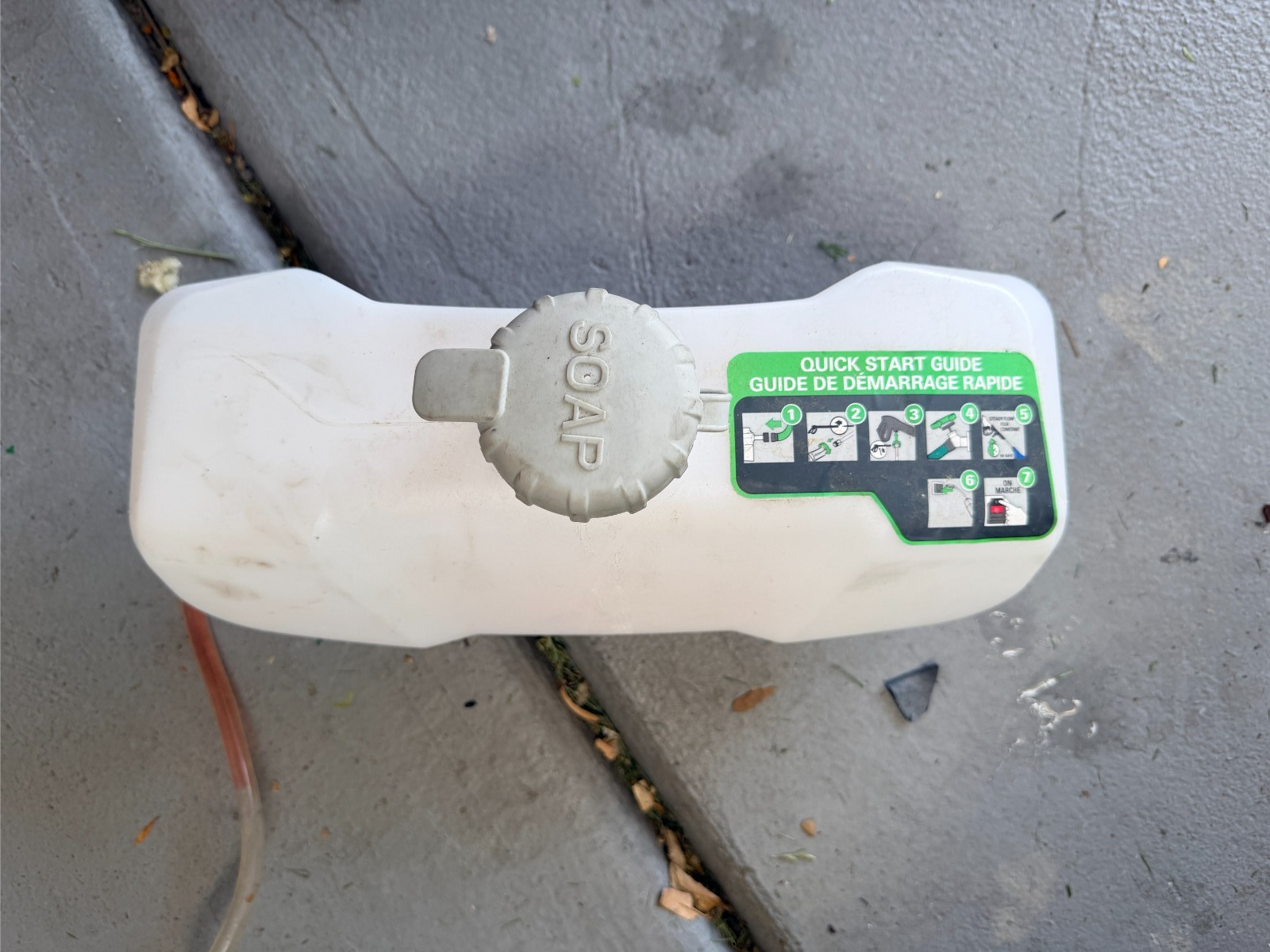 Greenworks Pro GPW2000 PSI Pressure Washer OEM Soap Tank.