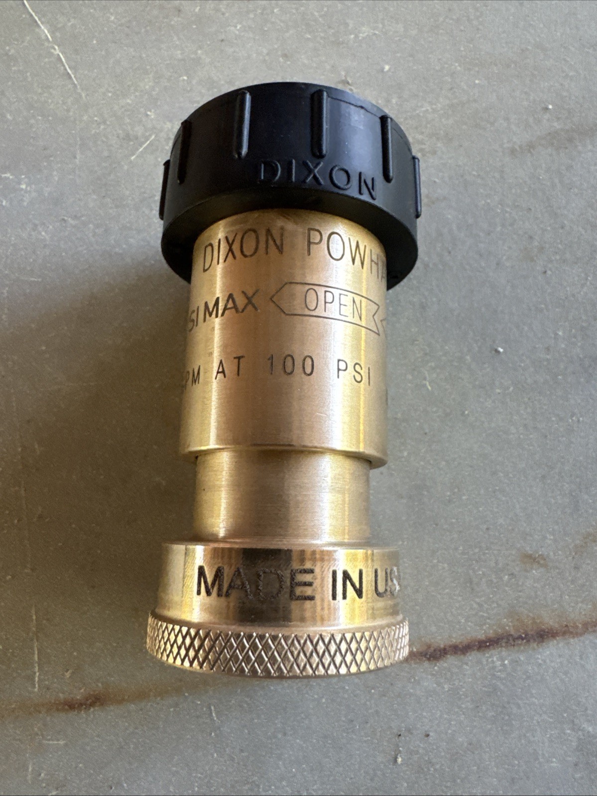 175 PSI Brass high pressure Dixon Powhaton spray nozzle