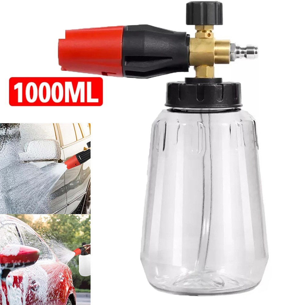 Snow Foam Lance Cannon Soap Bottle Sprayer For Pressure Washer Gun Jet Car Wash