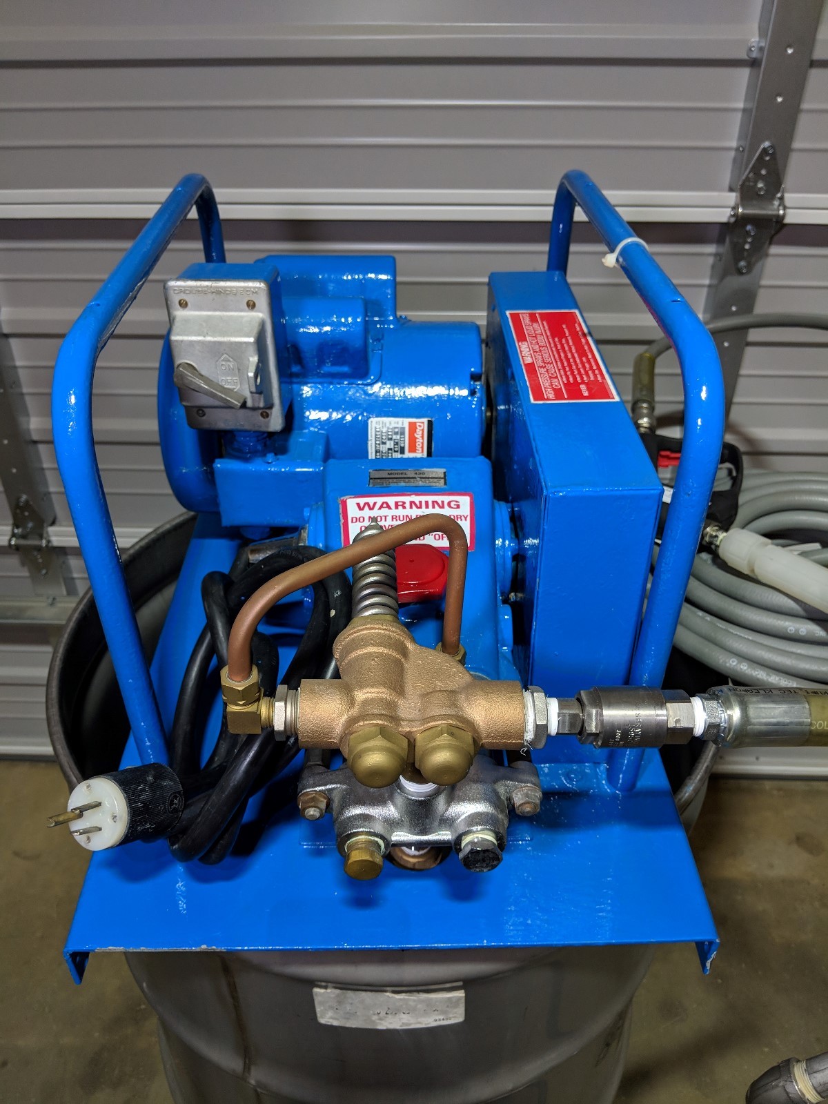 Ecolab Cat 430 Pump Porta-Washer S Pressure Washer Cleaning System / Drum / Cart