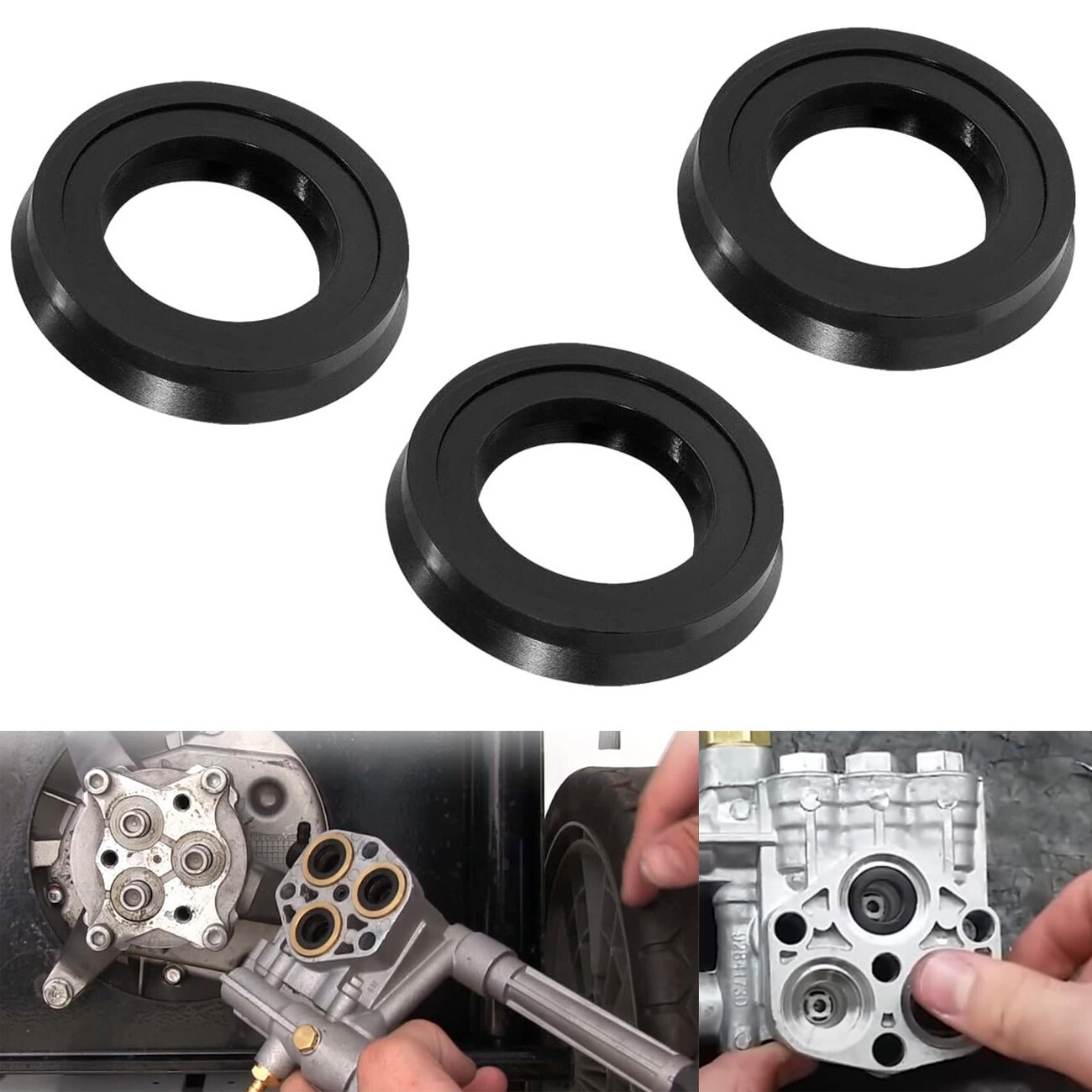 3* 42122 High Pressure Washer Pump Water Seal Kit for Annovi Reverberi RMW2G24