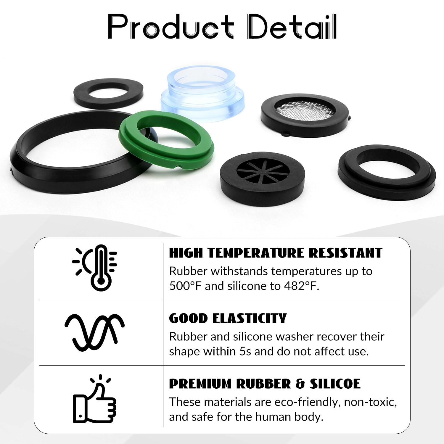 25Pcs Stainless Steel Water Filter Hose Washer 19mm OD x 12mm ID x 3mm