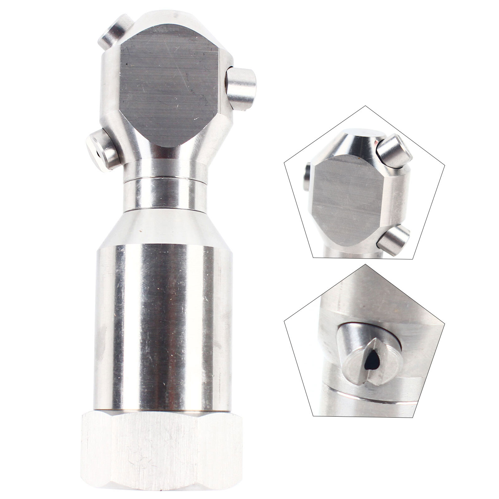 360 Rotating Tank Washing Spray Nozzle Cleaning Nozzle CE Stainless Steel