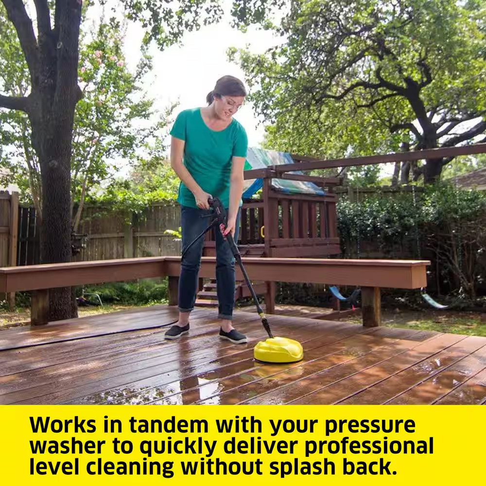 Universal 11 In. Surface Cleaner Attachment for Electric Power Pressure Washers