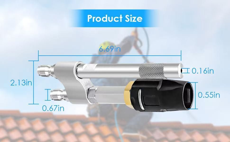 Twist Nozzle Pressure Washer 3-7 GPM 1000-6000Psi 1/4in Fast Connect Part US