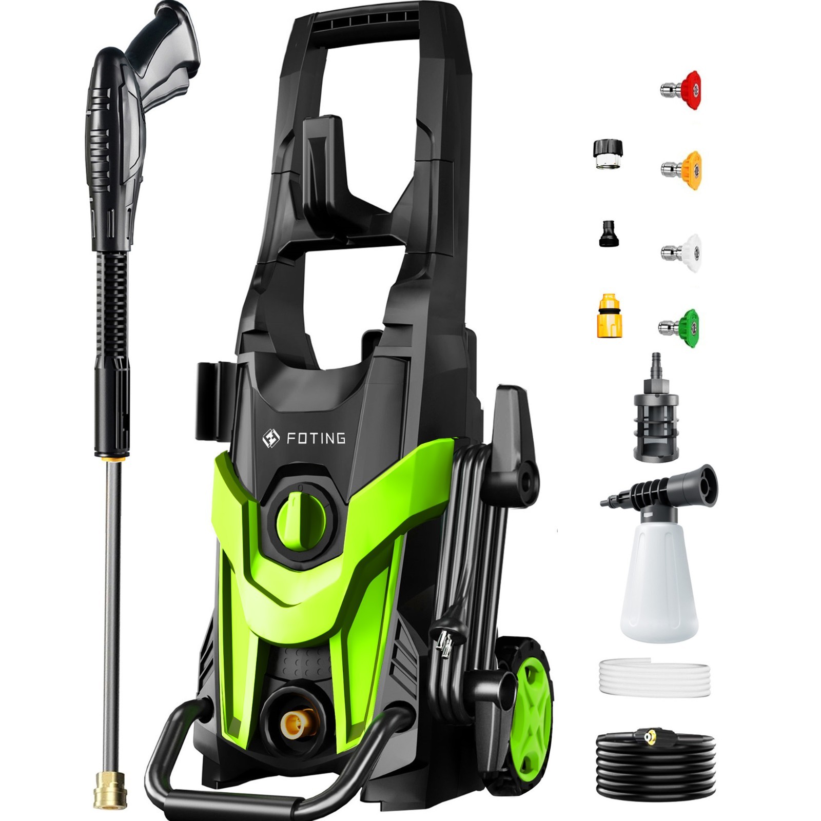 High Pressure Washer 4300PSI 2.8GPM with 4 Quick Connect Nozzles