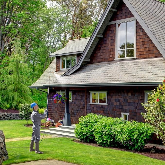 Sun Joe 7-Piece Pressure Washer Accessory Set – 10Ft Replacement Lance, Curved..