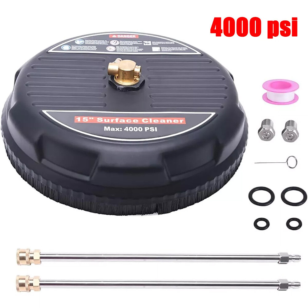 15 Inch / 24 Inch Pressure Washer Surface Cleaner Undercarriage Cleaner 4000 PSI