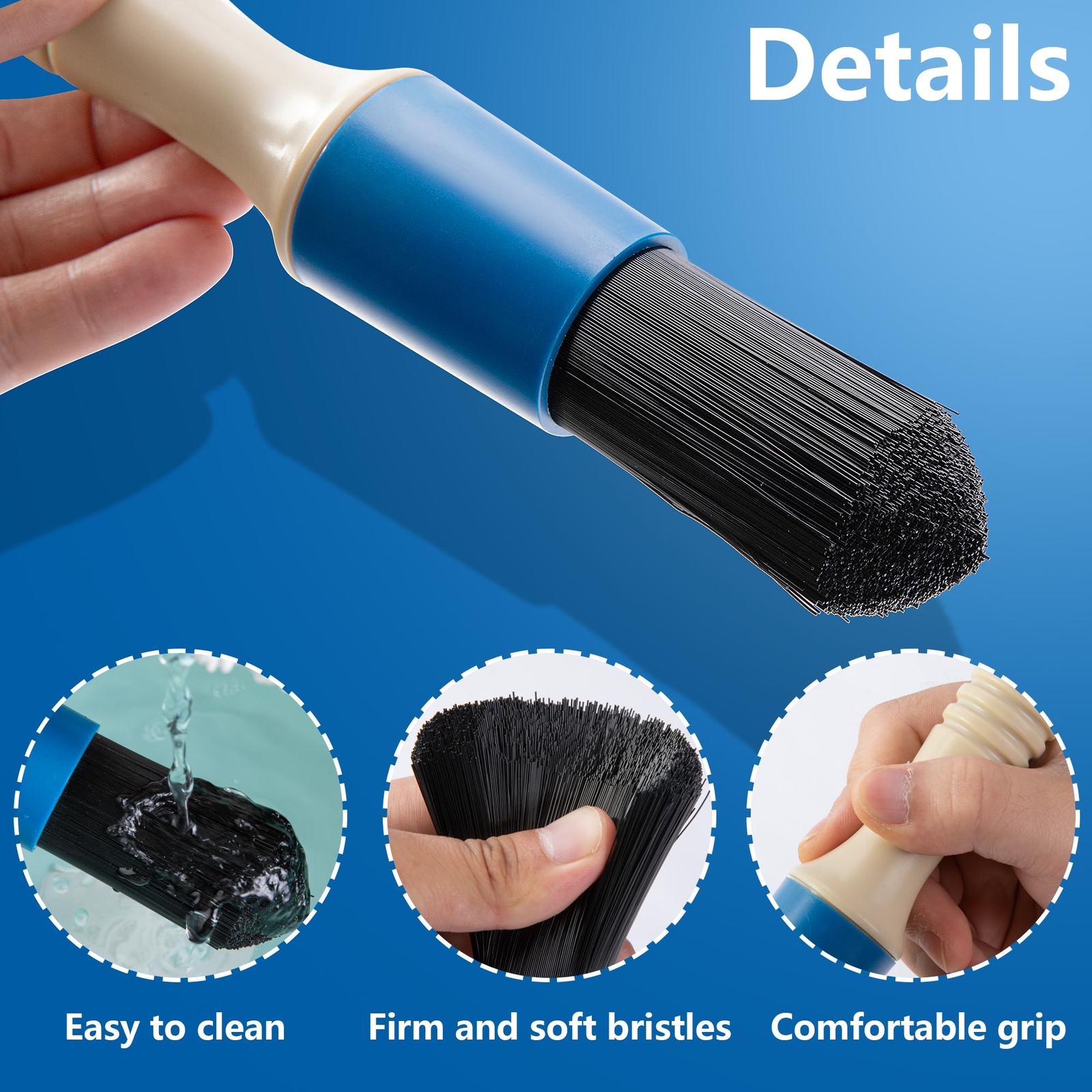 Parts Washer Brush with 31 Inch Hose- Wear Resistant Parts Cleaning Brush- Pa…