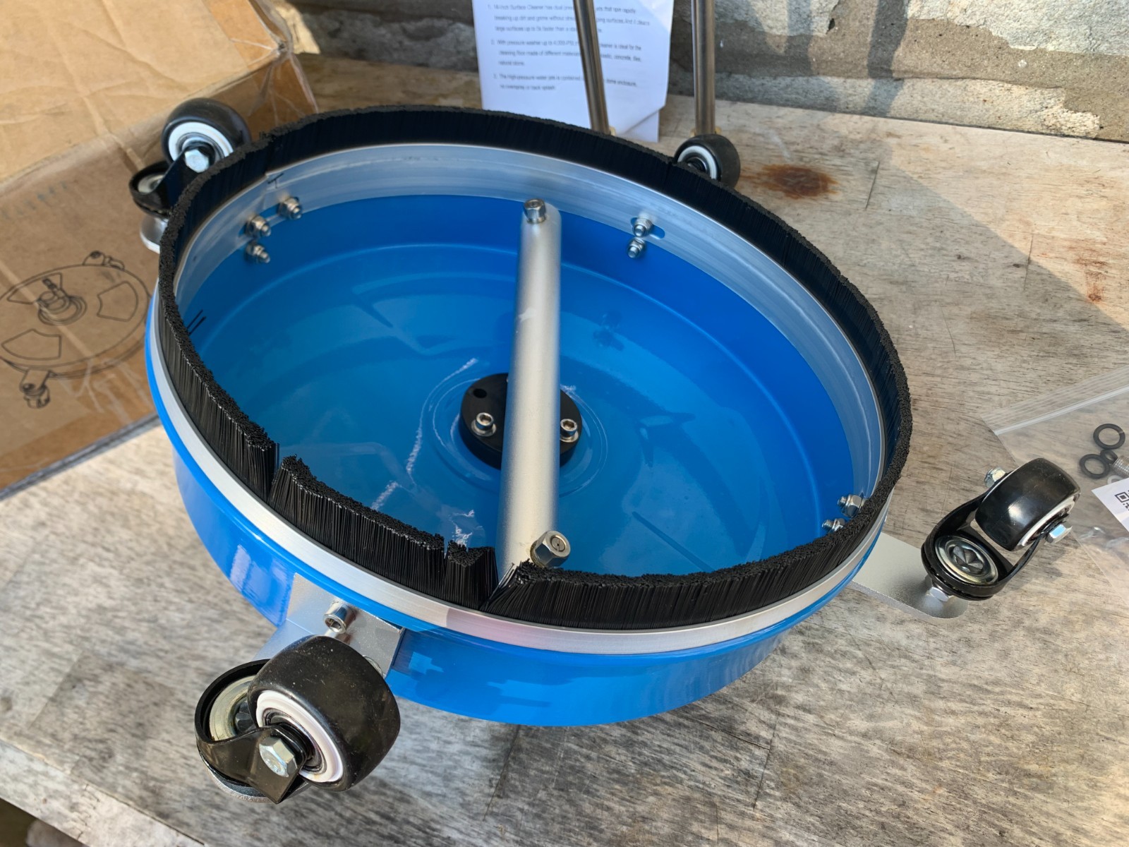 Viva Power 14″ Pressure Washer Attachment Concrete Surface Scrubber Cleaner NIB