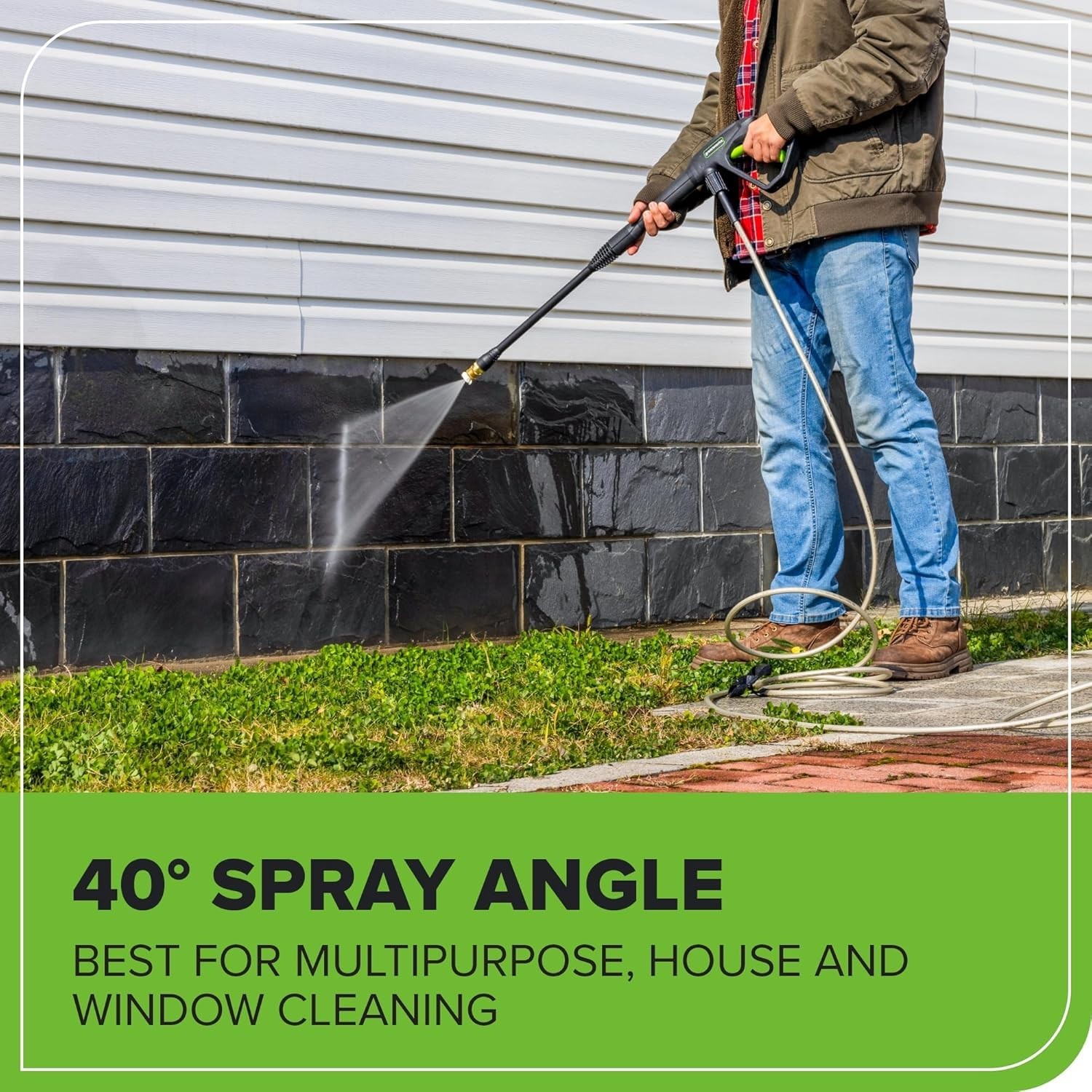 Compact 13Amp Portable Electric Pressure Washer with 20ft Hose – Versatile Use