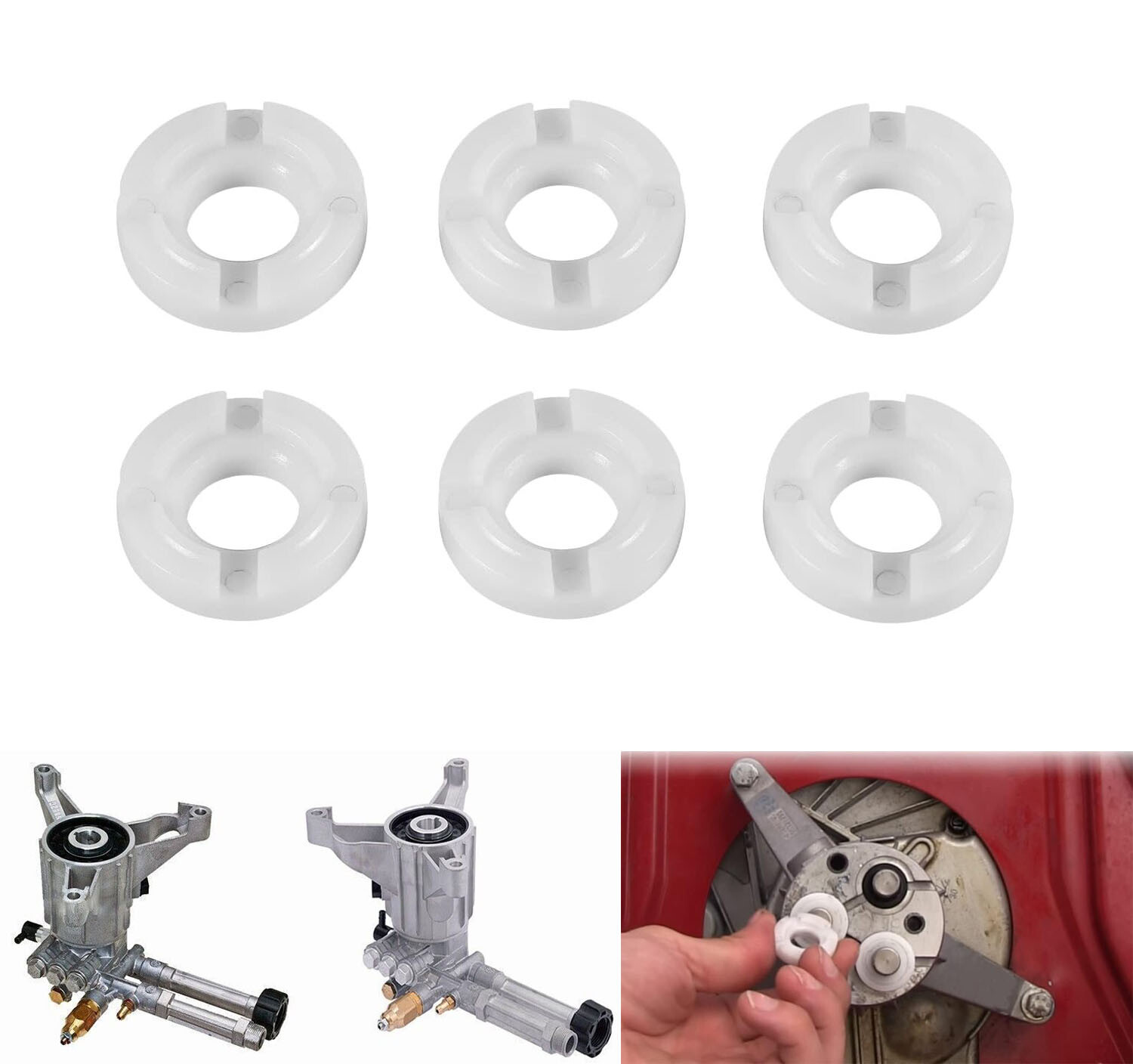 6Pcs AR2840561 Bushing Kit For RMW & SRMW Pressure Washer Pump RMW2G20 RMW2.2G24