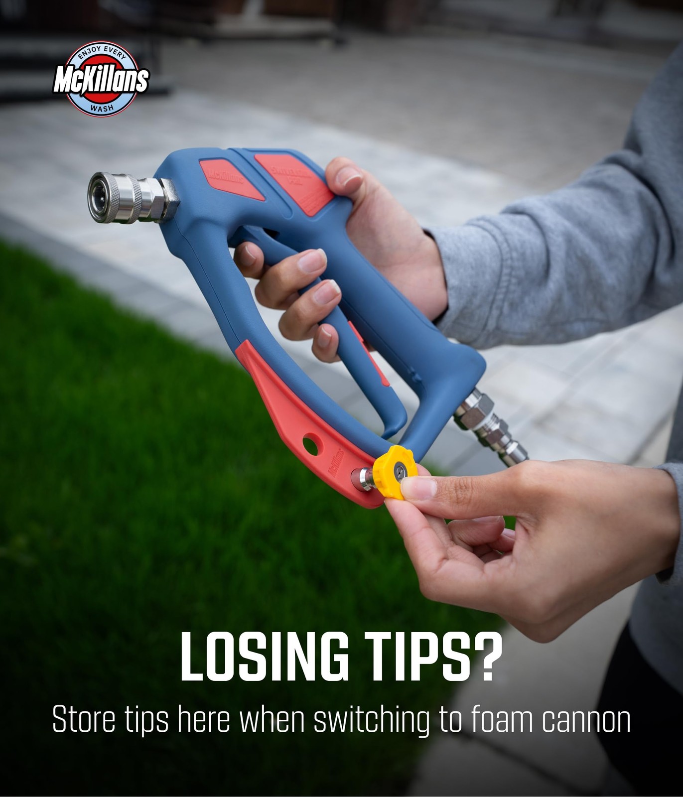 McKillans Swivel Gun Pro Washer Handle