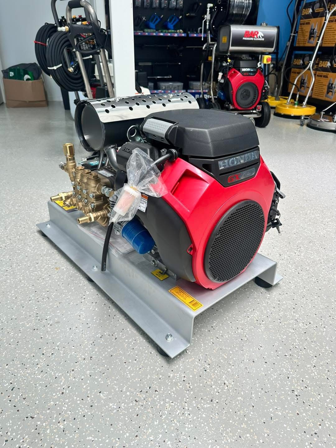 Honda GX690 Pressure cleaning skid￼