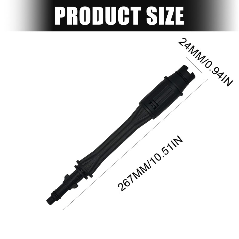 Pressure Cleaning Rod Rotating Nozzle Sprayer Washer Accessories for Car