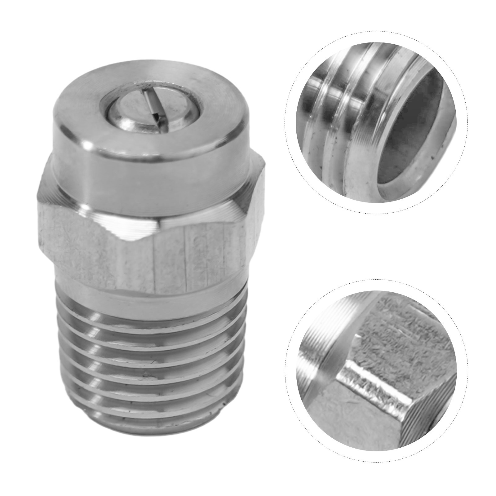 Long Lasting Stainless Steel Nozzle Replacements for Surface Cleaner Set of 4