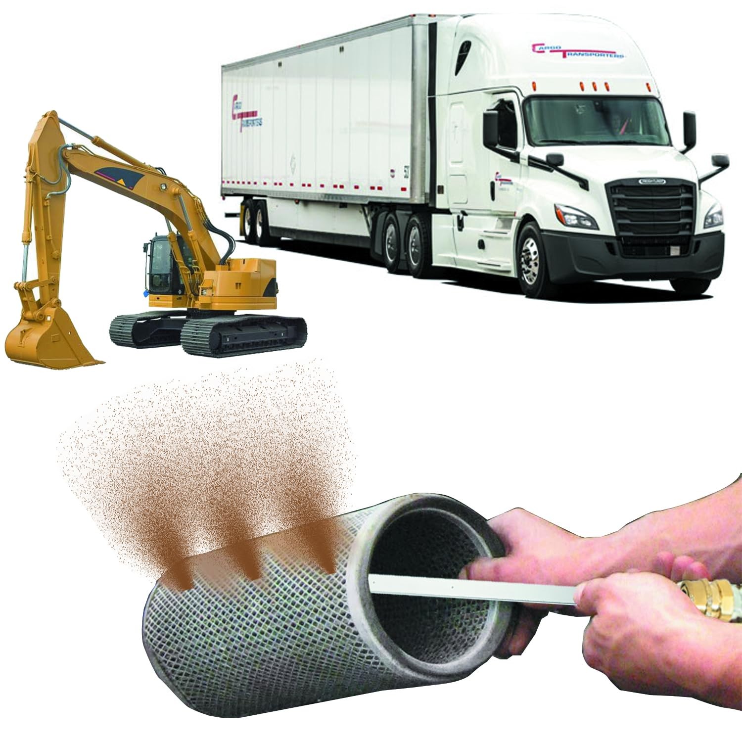 Radiator Cleaning Wand & Car A/C Condenser Cleaner(40″wand+Coupler+Valve Switch)