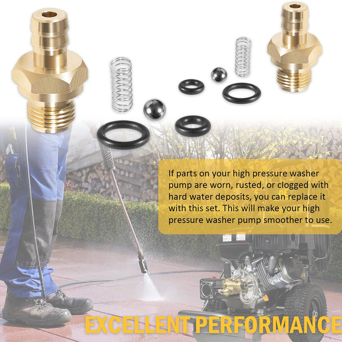 190593GS Pressure Washer Chemical Soap Injector Kit For Briggs Stratton Homelite