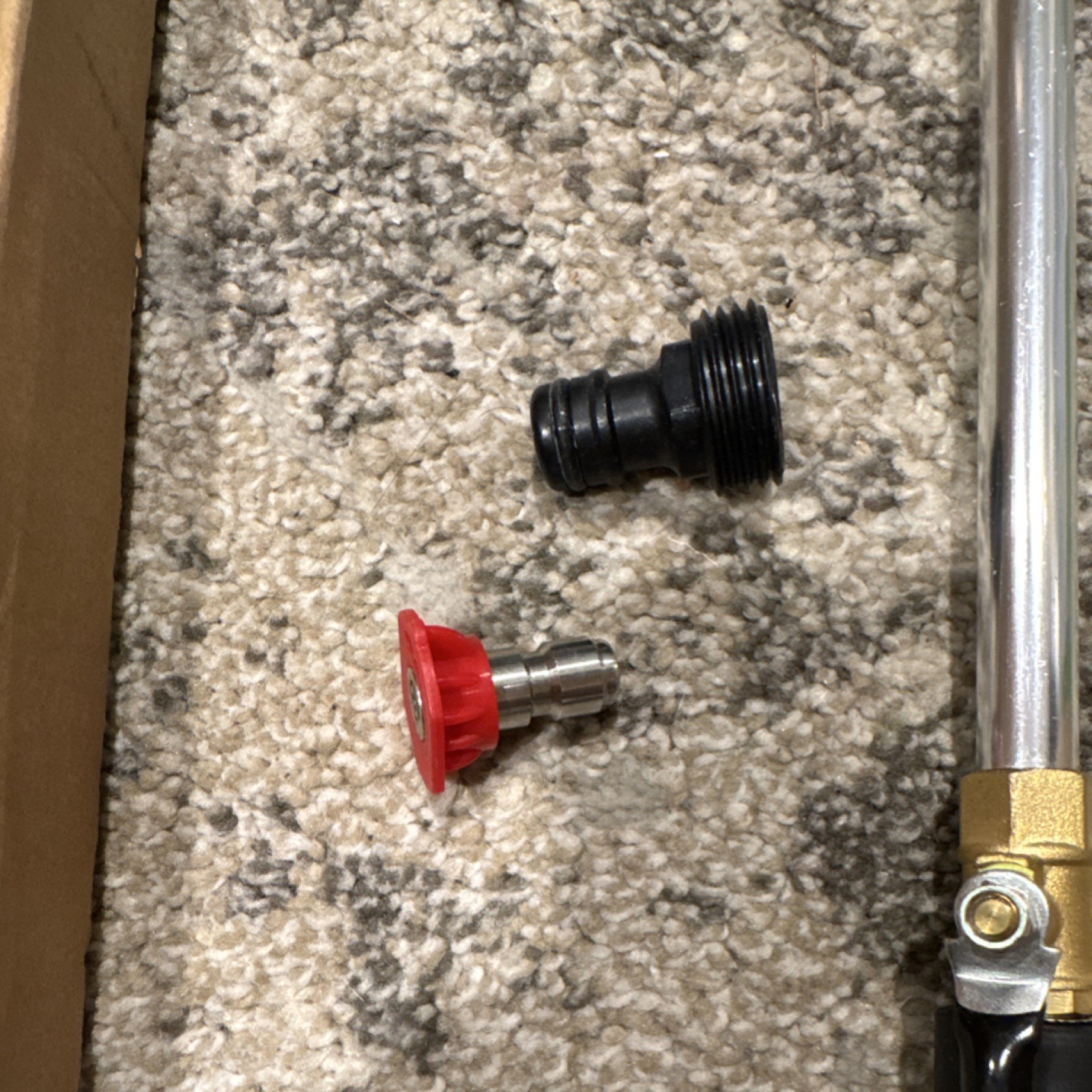 Pressure Washer Wand Quick Connect Nozzle Adapter Brass Metal Cold Water