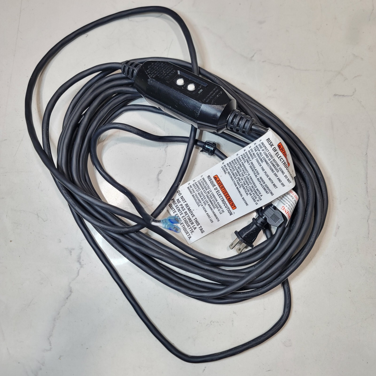 Genuine Part Power GFCI Plug Cord For DeWALT DWPW2100 Electric Pressure Washer