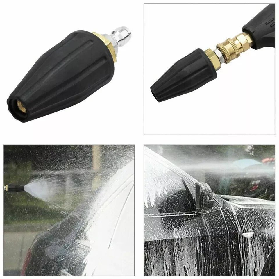 5000 PSI Pressure Washer Turbo Nozzle for Hot Water 360° Rotating 4 GPM