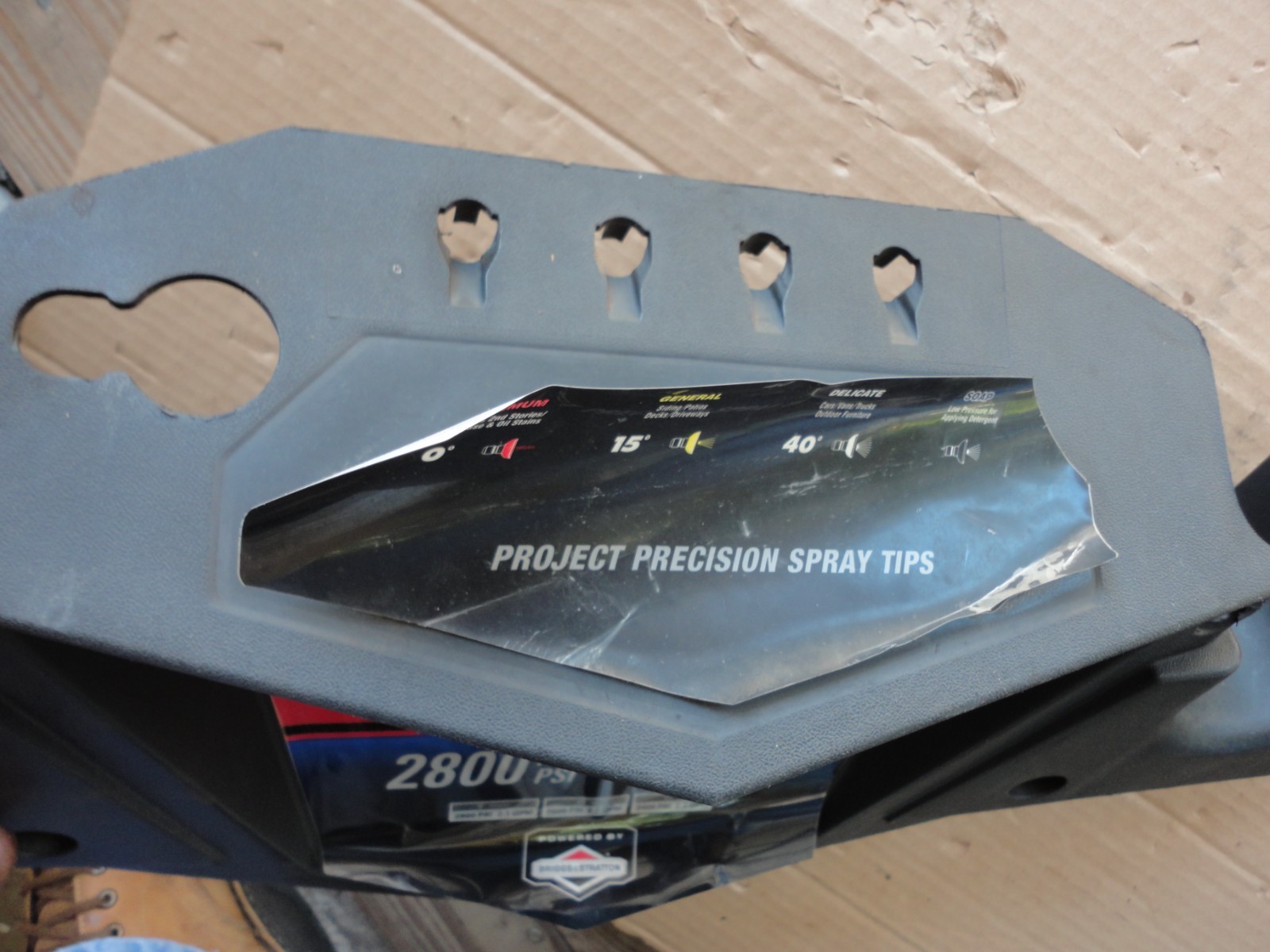 020486 Troy-Bilt 2,700 2800 PSI Pressure Washer BILLBOARD PLASTIC