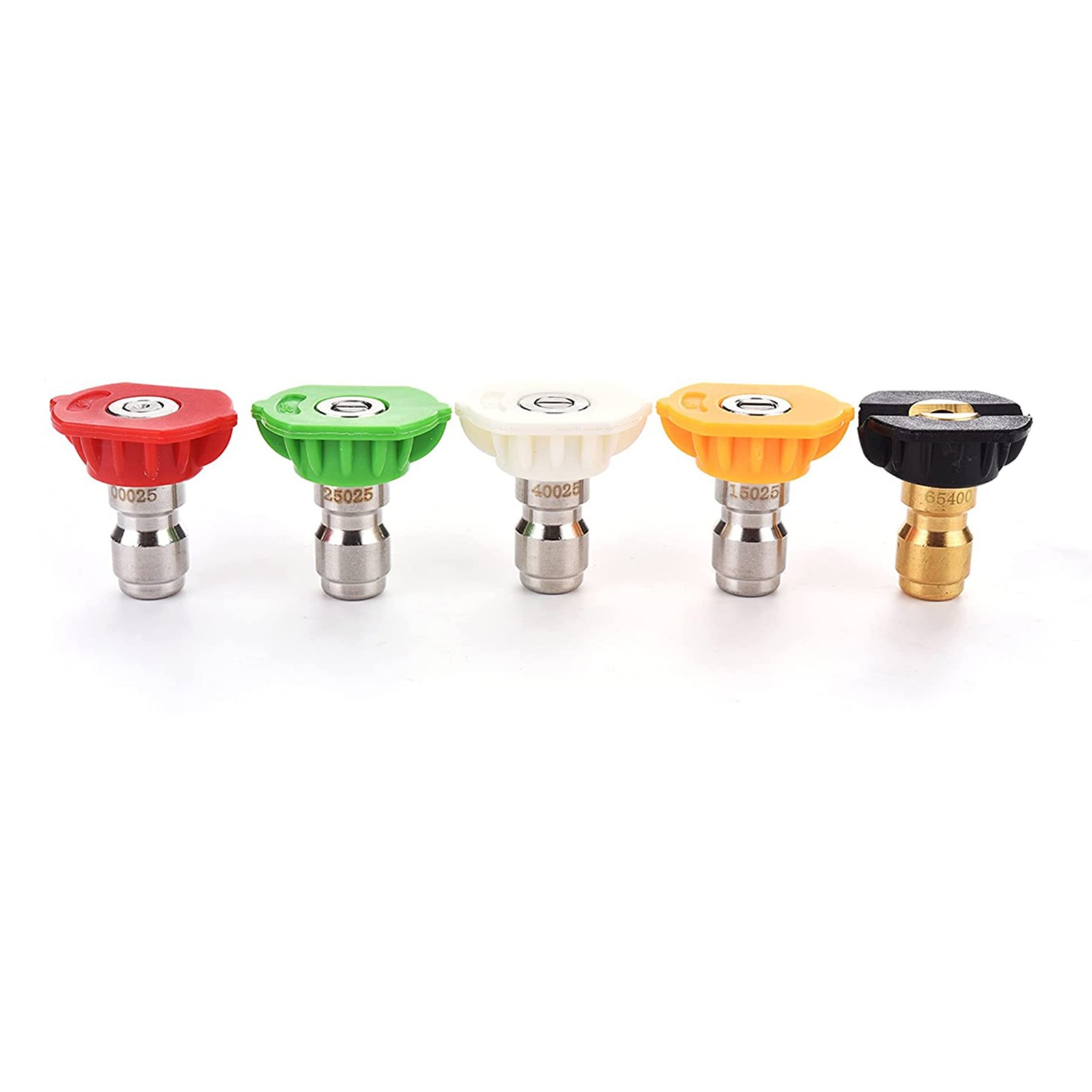Tool Daily Pressure Washer Spray Nozzle Tips Multiple Orifice 2.5, 5 Colors