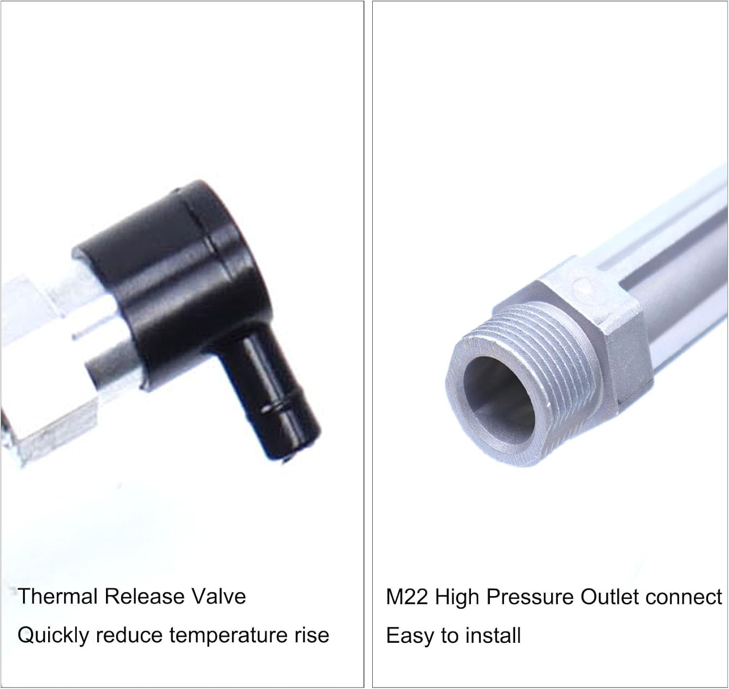 HQPASFY AR42940 Pressure Washer Pump Head Aluminum Compatible With TroyBilt