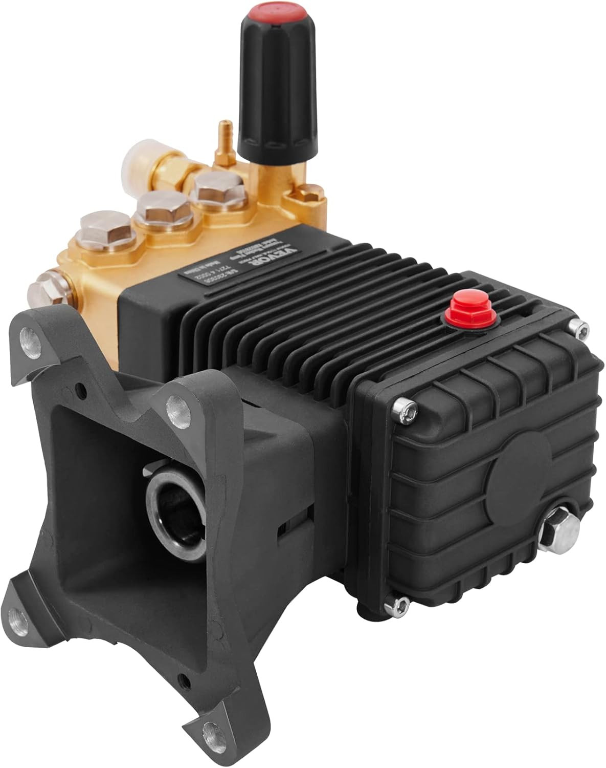 Pressure Washer Pump, 4400 PSI, 4.0 GPM, 1″ Shaft Horizontal Triplex Plunger, Re