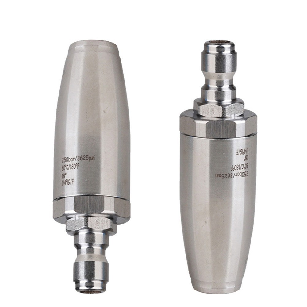 304 SS Turbo Nozzle 35mm for Pressure Washer 360 Rotation 3625 PSI Spray