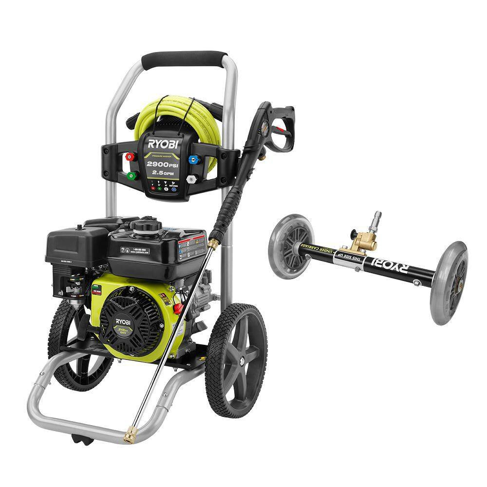 2900 PSI 2.5 GPM Cold Water Gas Pressure Washer with 212Cc Engine and Water Broo