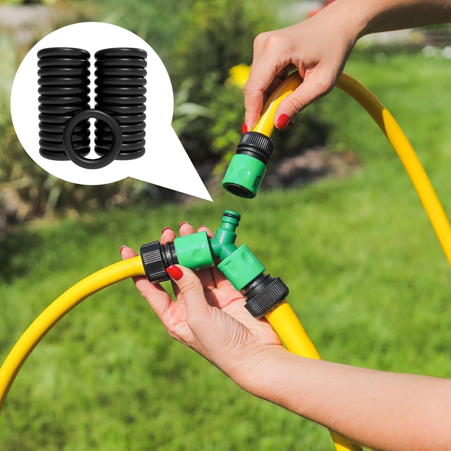 Multi-Use 40 Pack O-Rings for Pressure Washers & Garden Hoses – Reliable Sealing