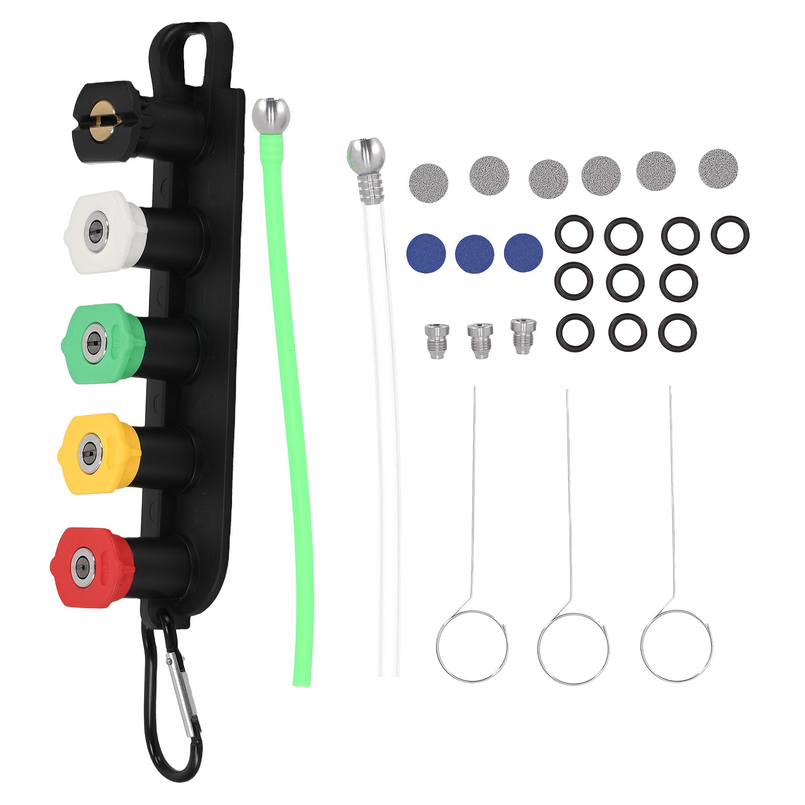 Foam Cannon Orifice Kit 1.1/1.15/1.25mm Foam Maker Meshes Pressure Washer Tip
