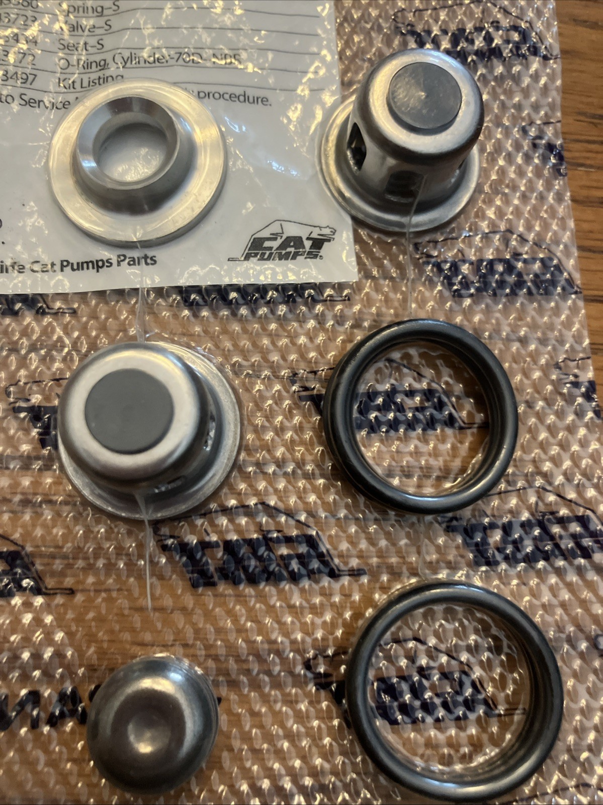 Cat Pumps 30686 VALVE KIT-NBR fits 280, 290, 333, 430 Pumps, OEM. New.