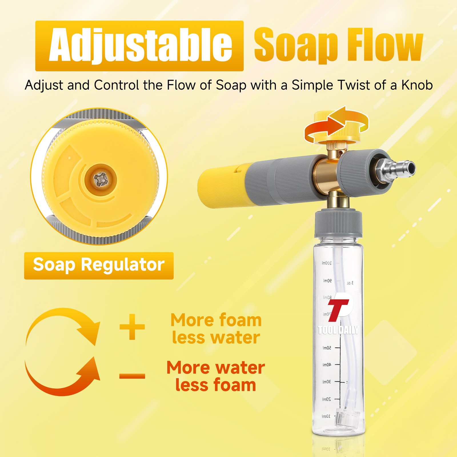 Foam Cannon, Small Foam Cannon for Pressure Washer