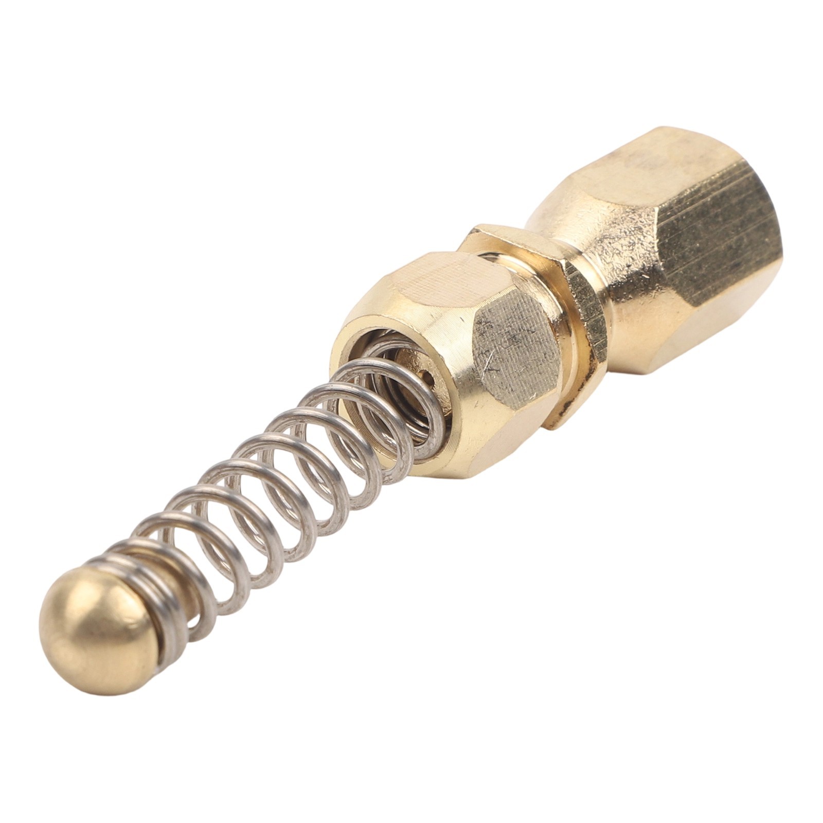 Four Nozzle Set for Pipeline Cleaning with Stainless Steel and Brass Components