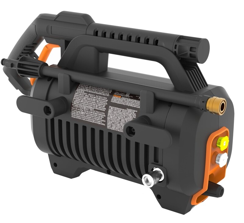 WORX WG601 1500 Max PSI 1.2 GPM 13A Electric Pressure Washer, Black and Orange
