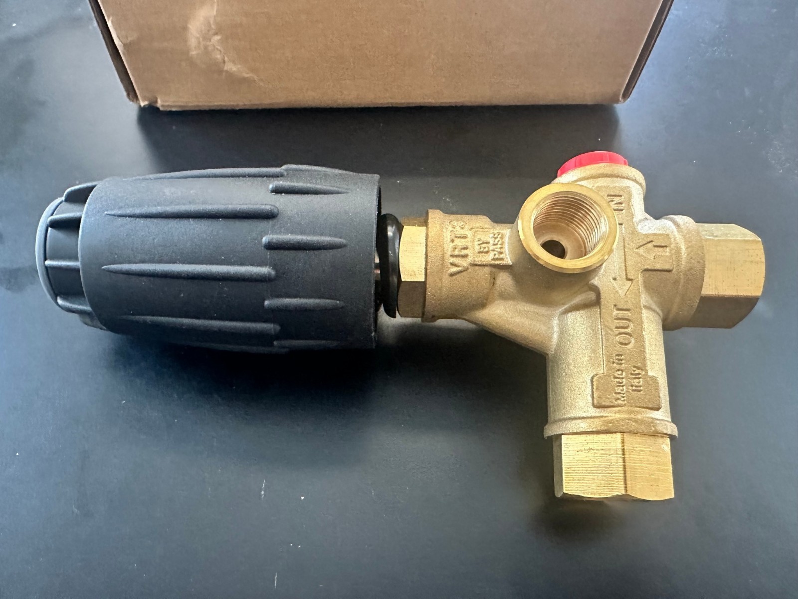 AR VRT3-310 Unloader Valve Black Spring 4500 PSI 10.5 GPM Brass New Open Box