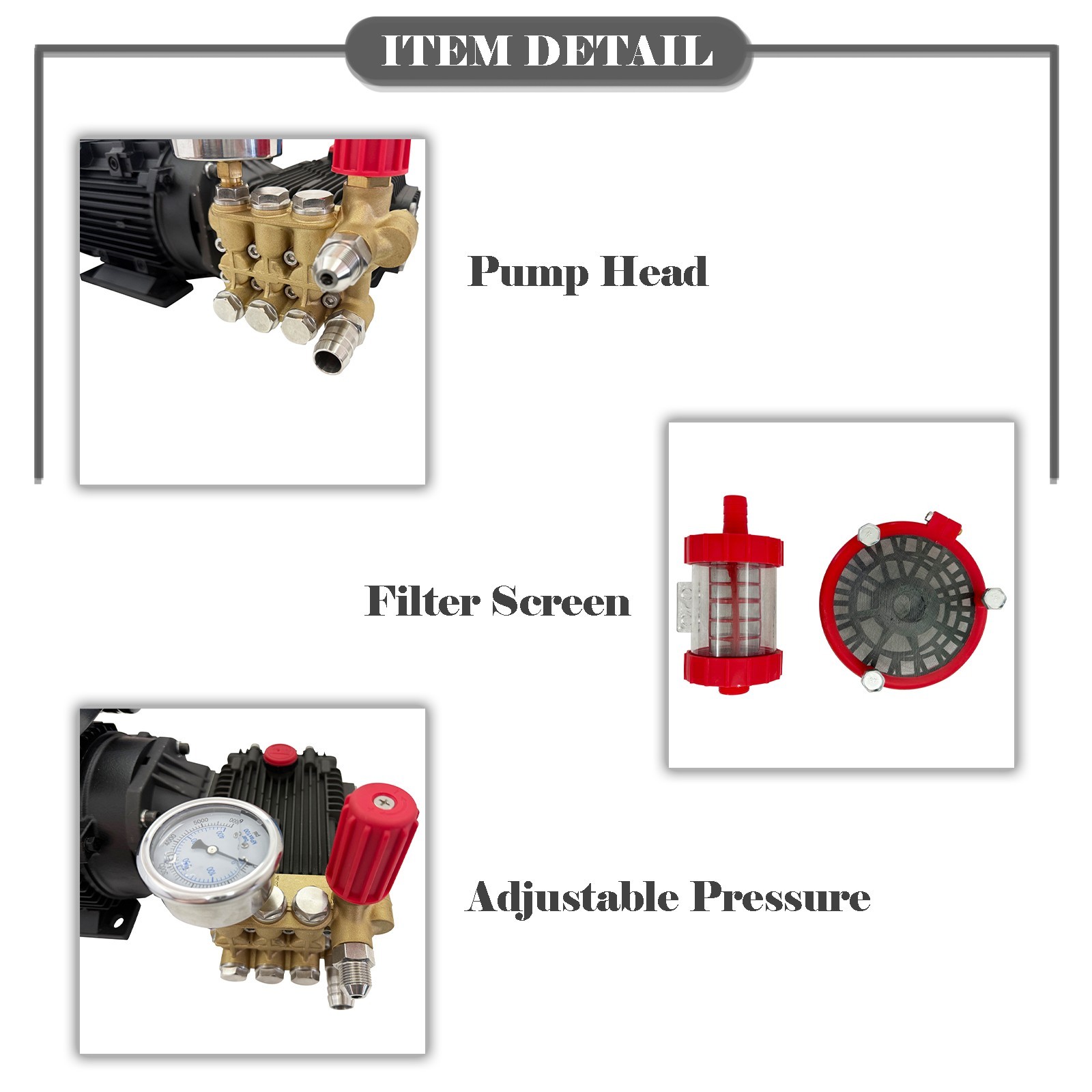 220V Fully Auto Cleaning Pump High-Pressure Car Washing Machine 12L/MIN