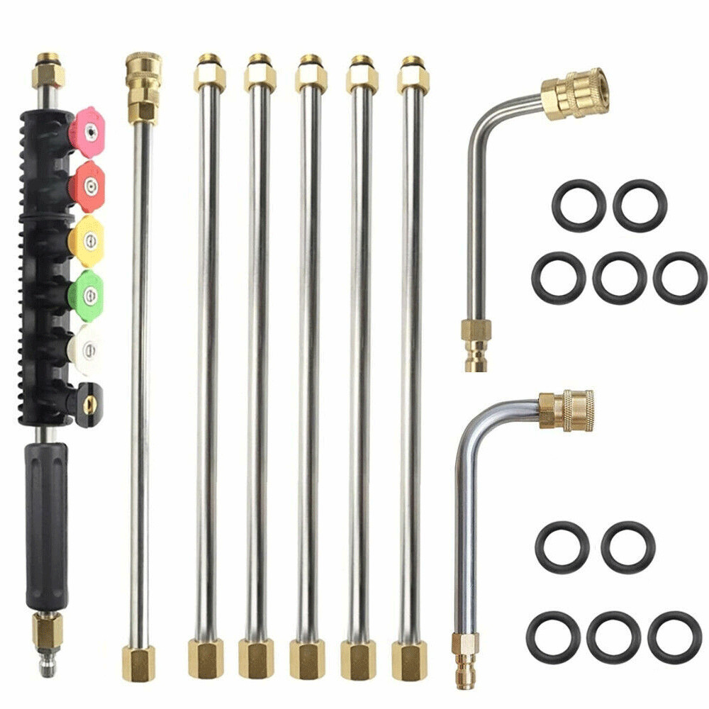 Gutter Cleaning Tools From the Ground Pressure Washer Roof Extension Wand Nozzle
