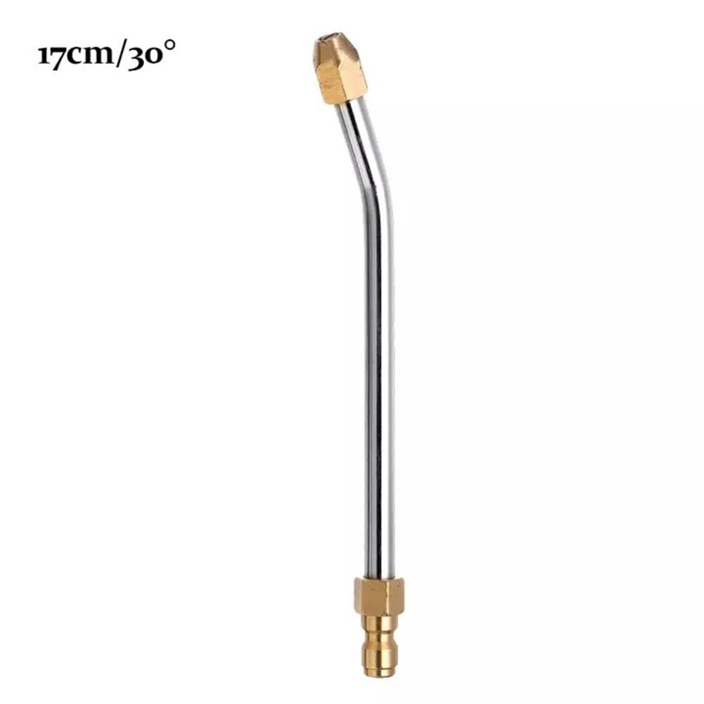 1 Pc Brand New Wash Nozzle Angled Stainless Steel Work Efficiency 5000 PSI