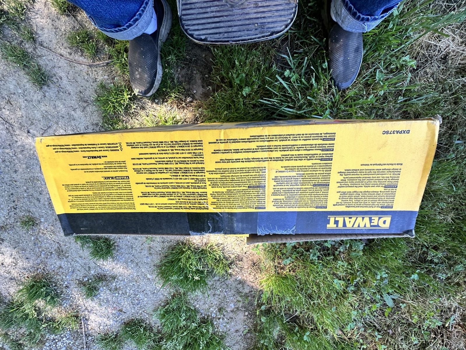 DEWALT 18″ PRESSURE WASHER SURFACE CLEANER – STEEL DECK # DXPA37SC